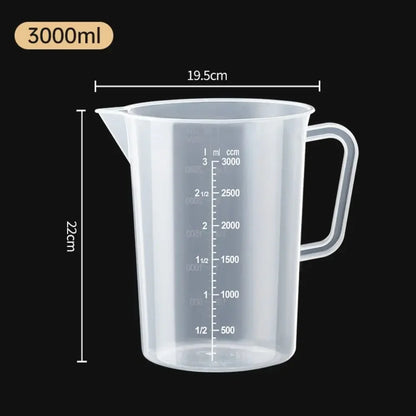 100-5000ml Thickened Plastic Measuring Cups,  Food Grade Measuring and Measuring Cup Beaker