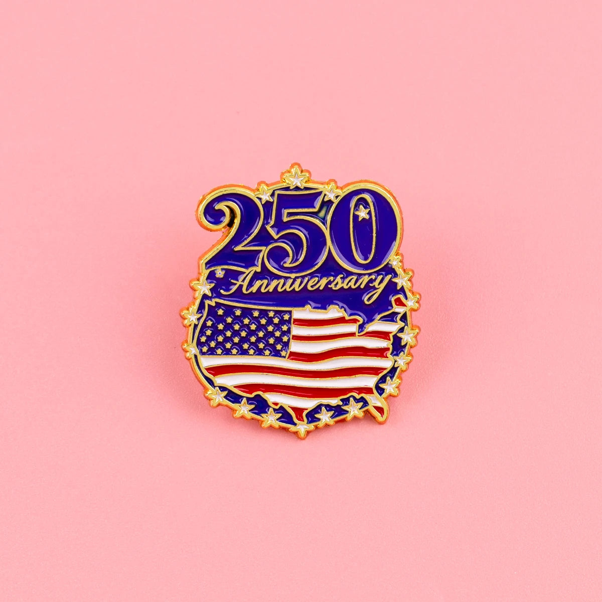 American Flag, Enamel Pin Brooch,  Lapel Pins, Badge for  Backpack,  Clothing,  Accessories Fashion Jewelry  for the 250th Anniversary Gift