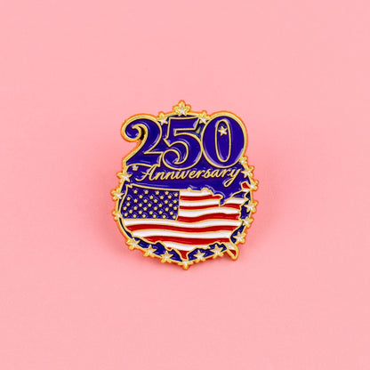American Flag, Enamel Pin Brooch,  Lapel Pins, Badge for  Backpack,  Clothing,  Accessories Fashion Jewelry  for the 250th Anniversary Gift