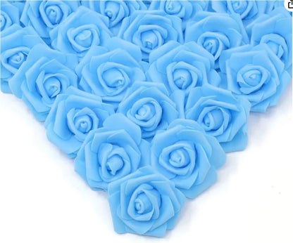 10/20/50Pcs Artificial Foam Rose Flowers,  Fake Flower for Home,  Room,  Decor for  Wedding Party, Halloween, Thanksgiving,  Christmas, Valinrtines Day