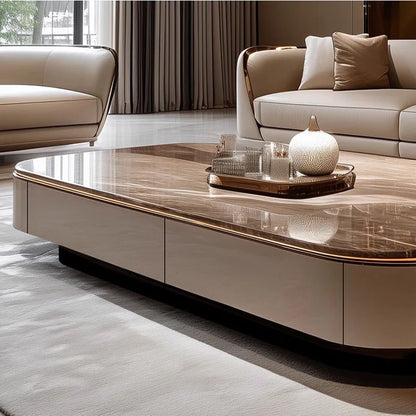 Italian Luxury Coffee Table for Living Room. Modern,  Clear Mechanism for Coffee Table. Aesthetic Unique Lounge Suite Furniture