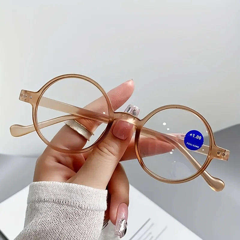 3-Pack Round Non-Prescription Anti-Blue Light Reading Glasses.  There are 3 precriptiions that are unavailable, 1.00/2.00/ and 2.50- Cute Full Rim PC Frame with Clear Polycarbonate Lenses.  3 pack  is  great value     .