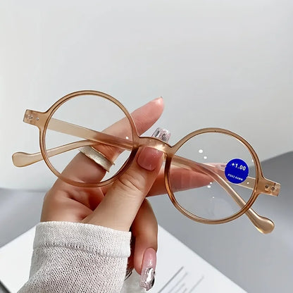 3-Pack Round Non-Prescription Anti-Blue Light Reading Glasses.  There are 3 precriptiions that are unavailable, 1.00/2.00/ and 2.50- Cute Full Rim PC Frame with Clear Polycarbonate Lenses.  3 pack  is  great value     .