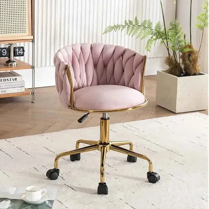 Pretty Vanity  Chair for Girls Bedroom,  Makeup Chair,  Girls Bathroom.  ,,Comfortable for Long Periods of Time,, Backrest,  Lift Swivel Chair