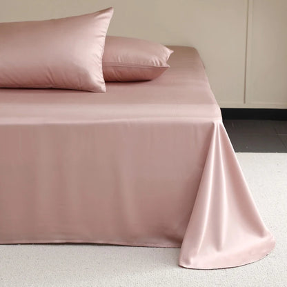 100% Mulberry Silk 4/6pcs Bed Sheet Set, Luxury Silk Fitted Sheet Flat Sheet Pillowcase, Washable Soft