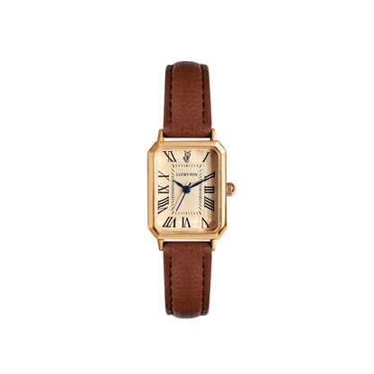 Fashion Retro Digital Dial Casual Watches Square face,  Leather Strap,  Fashionable Clock Quartz Wristwatch for Women Gift,