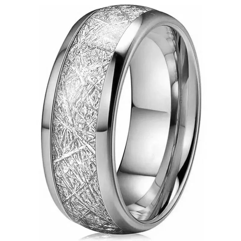 Charm Couple Rings. Romantic Women s Rhinestones CZ Rings Set  with  Trendy Mens  Stainless Steel Rings Wedding Band Jewelry For Lovers Gift