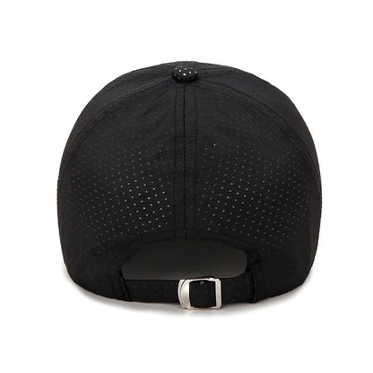 New Summer Men /Womens Snapback Quick Dry Mesh Baseball Cap /Hat .   Adjustable outdoor hat.  BLACK, WHITE,  LT GRAY Then Dk. GRAY.   Red is gone and the 4 that  are  left are from Most to Least