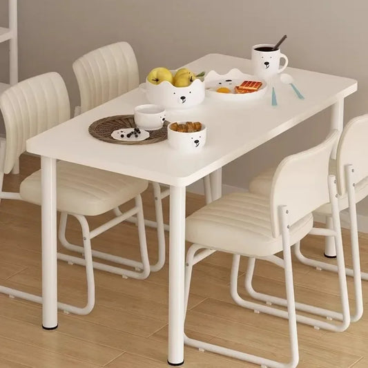 Dinner Table,  Extendable,  Dining Table and Chairs,  European Luxury,   Small Space Foldable Kitchen Dining Room Set  with 4  Chairs