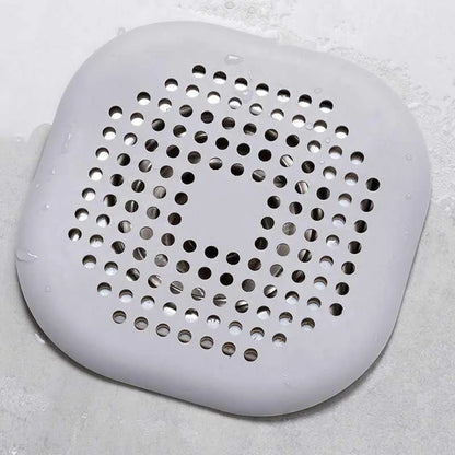 Square Silicone Drain Cover, Bathroom Drain Hair Filter, Drainage Cover.