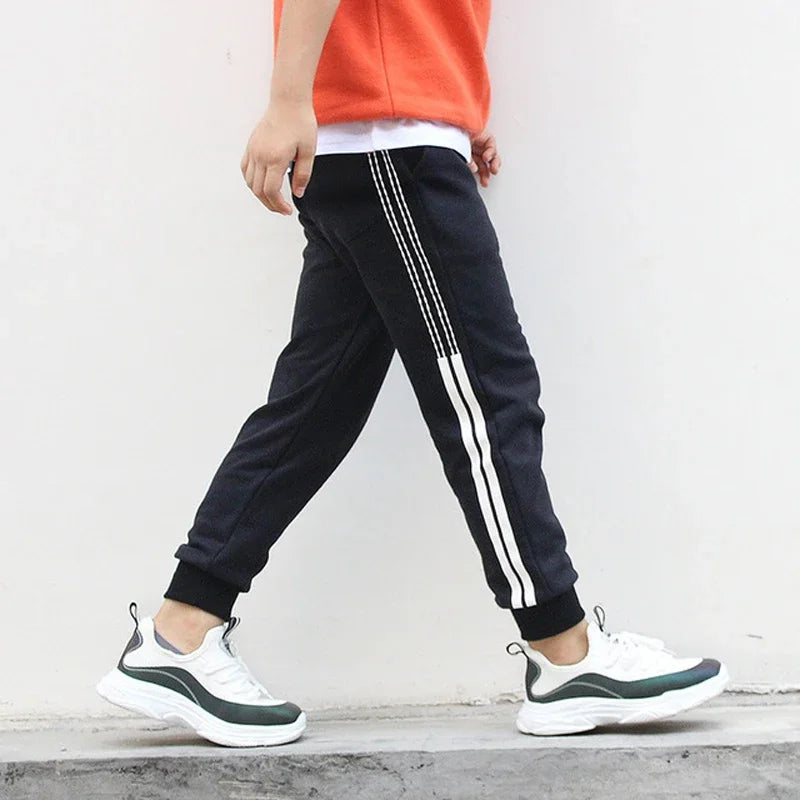 Kids Casual Sports Pant, Teens Running Pants.   Childrens  Cotton Soft Harem Pants For 5-13 Year Olds