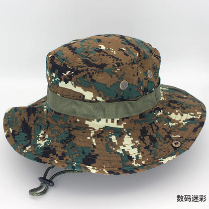 Camouflage or solid Tactical Cap, Bucket Hat/ Caps also in  Camo for adults or older teens.   Outdoor Protection in the sun.