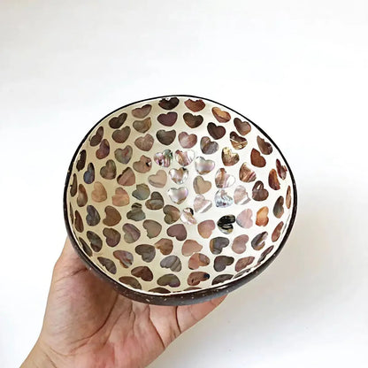 Handmade Alien Coconut Shell Bowl, Inlaid Shells, Wood Bowl,  Storage, Salad Bowl,  Key Storage,  Tray, Home Decoration, Hand Wash!!!