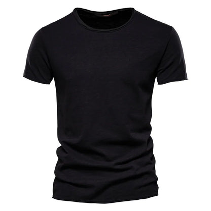 100% Cotton Mens T-shirt,  Casual, Soft,  Summer Thin T-shirts.   Men's Home Clothes,  O-Neck,  Short Sleeve,  Soild T- Shirt.