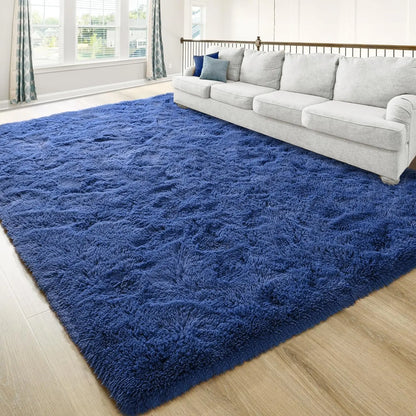 Fluffy Rugs for Bedroom Fuzzy Area Rugs for Living Room, and Soft Kids Carpet .  Non Slip Rugs for Hardwood Floors