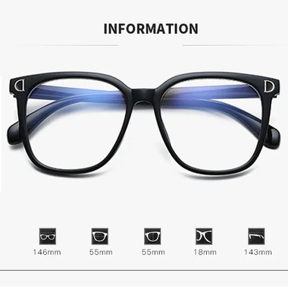 New Large Frame Myopia Glasses with Anti-Blue Light Eyewear for Women.  Eye Protective Computer Goggles, Diopters -1.0 -1.5 -2.0 To -6.0.  With so many choices,  please make sure your'e getting the features you want.