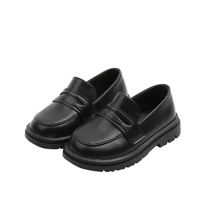 Children Leather Shoes for Boys /Girls /Kids Loafers,  Slip-on School Flats, for Dress Occasions 21-36