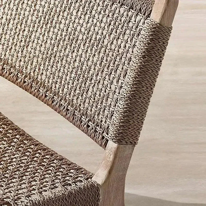 Japanese Style,  Waterproof and Sunscreen Garden Sofa, Minimalist Designer, Modern Garden Sofa, Artistic Outdoor Furniture,