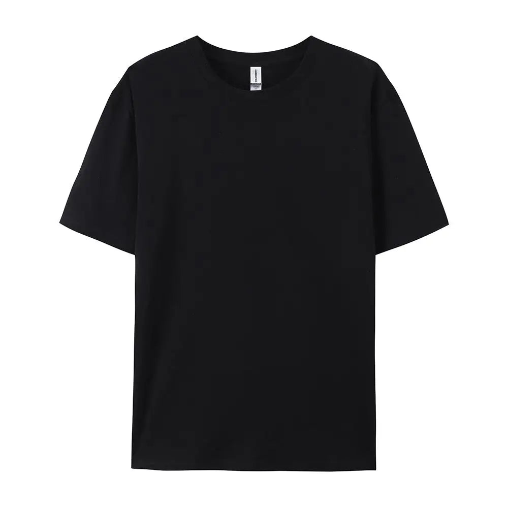 100% Cotton Solid T-shirts for Men / Woman, older Teens, Short Sleeve Fashion Brand Trend,  Casual Soft Clothing Tees,  Customized Products,  Summer Tops, ,