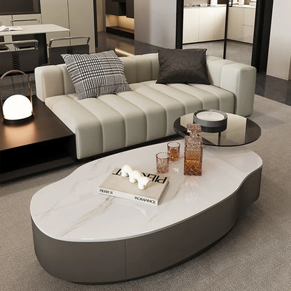 Standing Minimalist Side Table, Luxury Nordic,  Space Saving Coffee Table,  Salon Furniture
