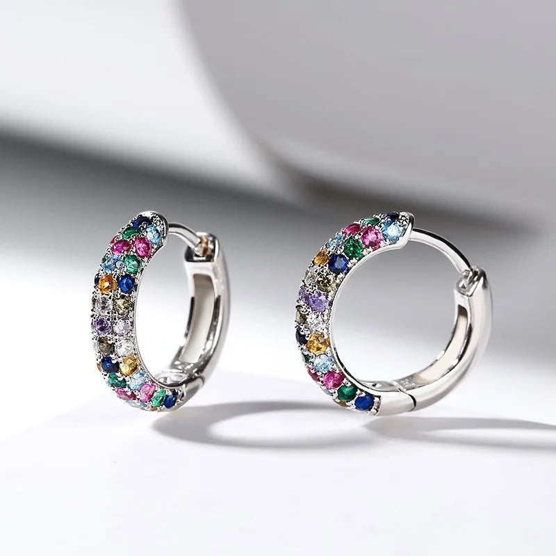 Crystal Lymphatic Drainage Earrings with Colorful Crystal.   Round Hoop Earrings Fashion .  Magnet-therapy,  Weight Loss Slimming Jewelry.  #WA4114-1 is the one you can get for sure.  Others are really low.