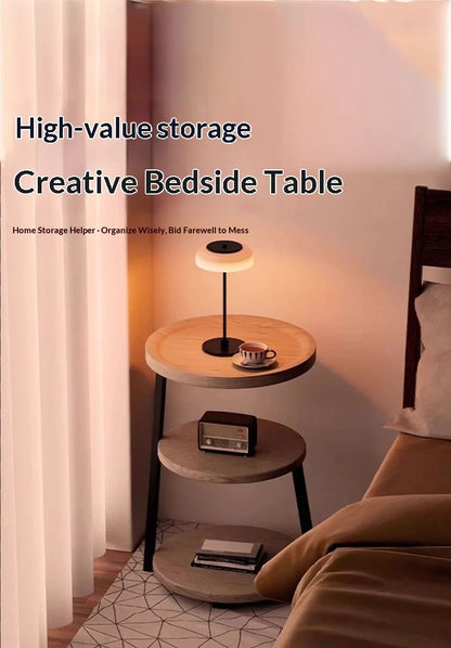 Vintage Coffee Table, Multi Tierd,  Small Round Side Table for Bedside, Living Room, any small space.