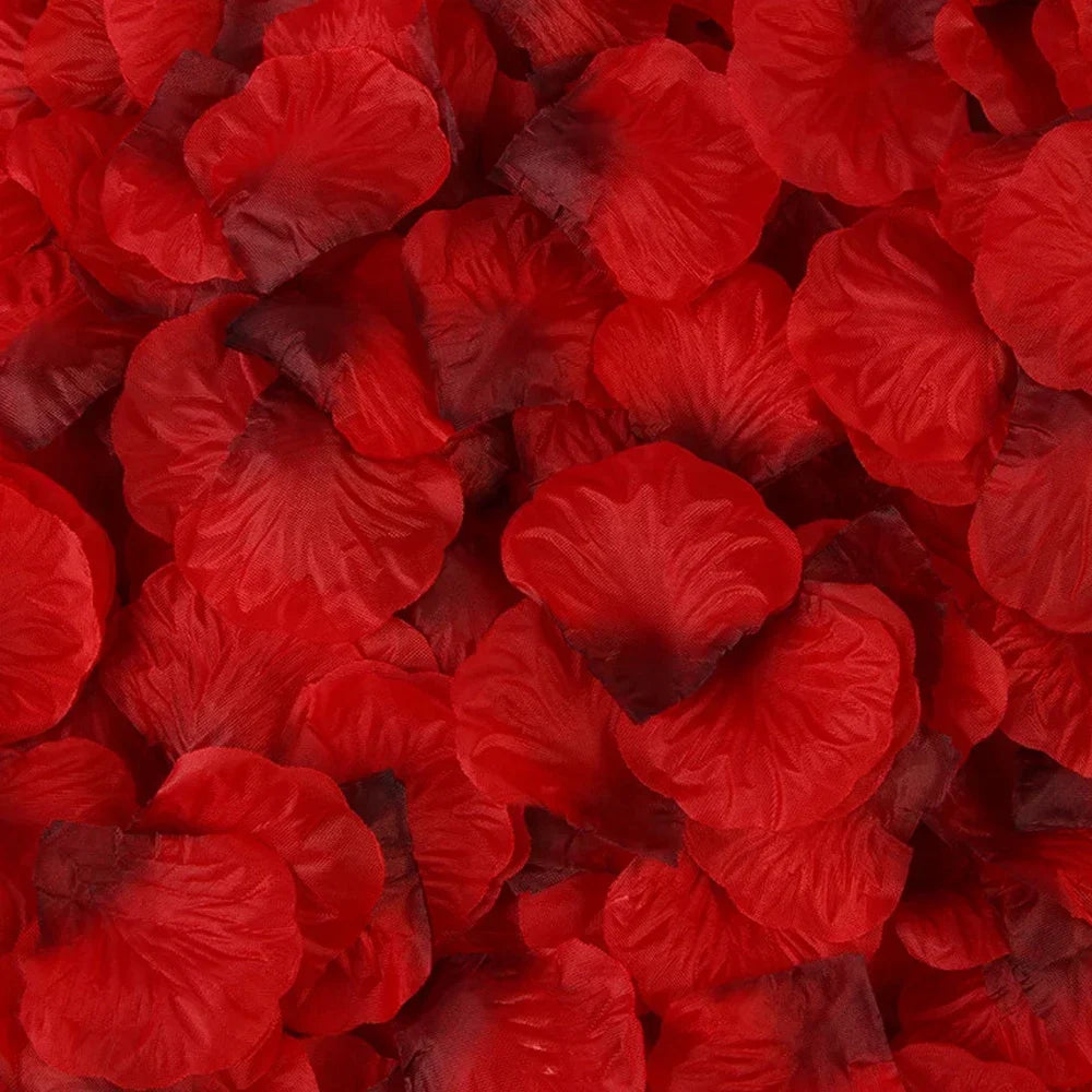 100-10000Pcs Top Colorful Artificial Fake Rose Petals Red White Gold Roses Petal Flowers .  Romantic Wedding Party Valentines  Decor, Etc.