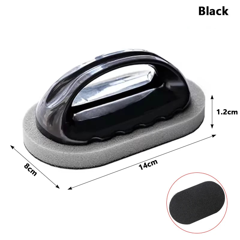 Magic Emery Sponge /Brush.   Wipe,  Eraser,  Cleaner for Kitchen or Bath,  Basement and Garage.Strong Decontamination Cleaning Tools With Handle Household Tools