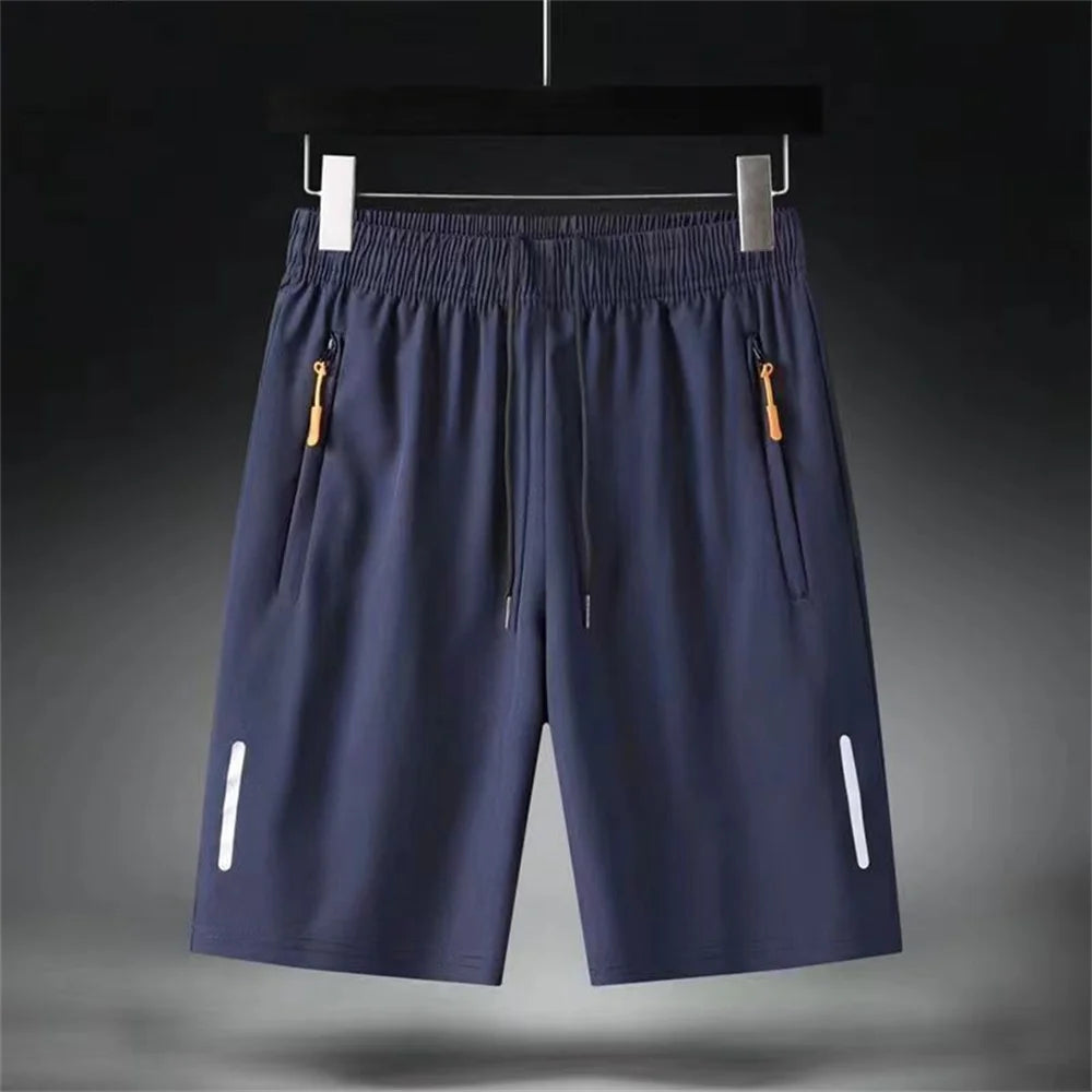 Men's Summer,  Ultra-thin Ice Silk Beach Casual Shorts.  Quick Dry Joggers,  Zipper, Loose,   Short  SweatPants.  Dont Forget FATHERS DAY GIFTS, Grandfathers Day Gifts!!!
