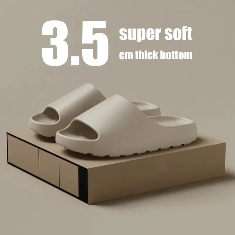 Coconut Slippers,  Cloud Thick-soled Sandals for  Summer Fashion.  Soft Bottom for Beach,  Mens Slippers / Women's Sandals, EVA Slides