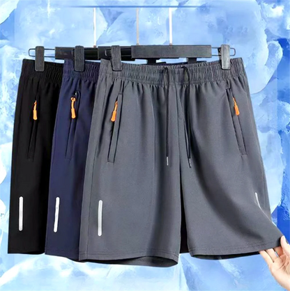 Men's Summer,  Ultra-thin Ice Silk Beach Casual Shorts.  Quick Dry Joggers,  Zipper, Loose,   Short  SweatPants.  Dont Forget FATHERS DAY GIFTS, Grandfathers Day Gifts!!!