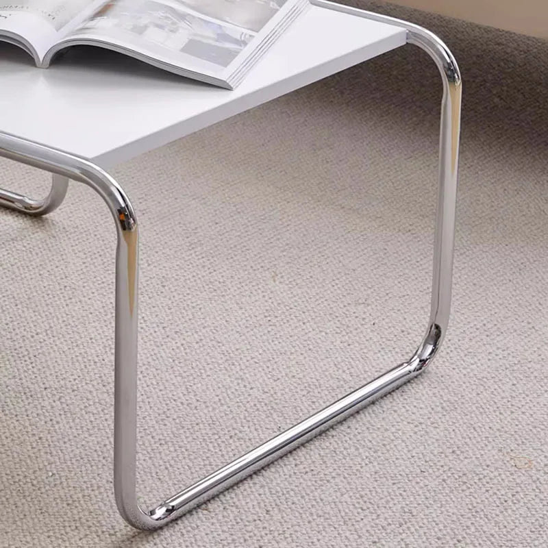 Stainless Steel Simplicity Coffee Table,  Modern Design  with Metal.  Unique Coffee Table Advanced Sense of Nordic Style