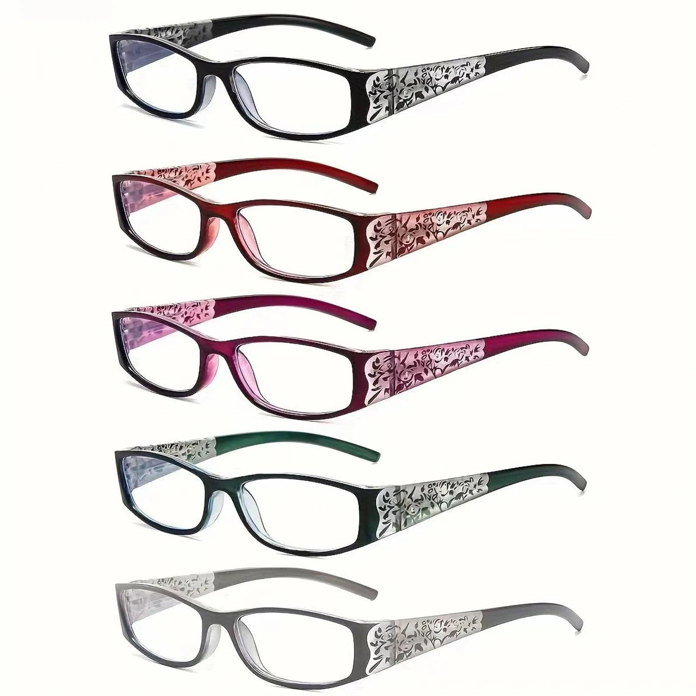 women's reading glasses fashion high-definition  with an elegant pattern.Several variations