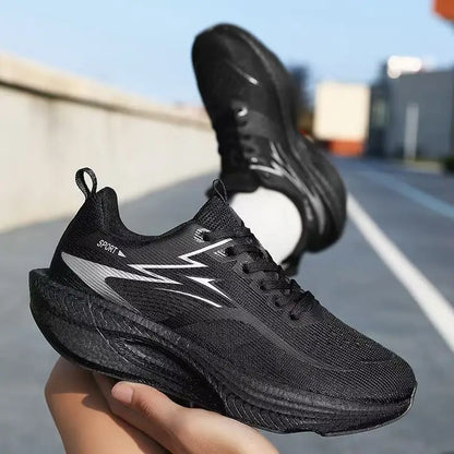 Marathon Men/Womens Sports Running Shoes,  Carbon Board Air Cushion, Breathable, Lightweight,  Comfortable,  Athletic Nonskid Sneakers
