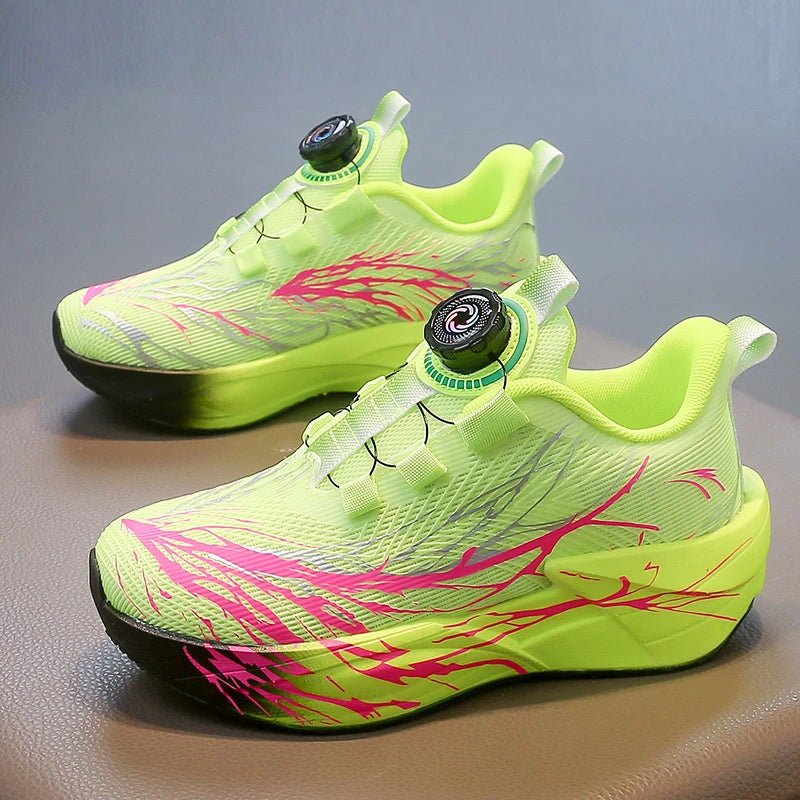 Childrens Running Shoes,  Cushioning Anti Slip Tennis Shoes,  Mesh Rebound,  Comfortable, Casual Sneakers for Kids