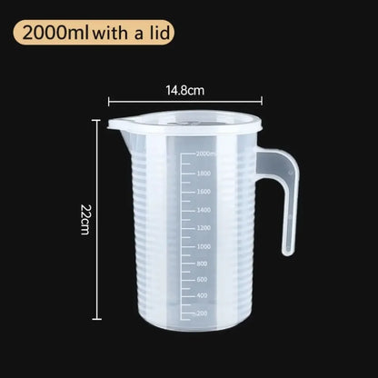 100-5000ml Thickened Plastic Measuring Cups,  Food Grade Measuring and Measuring Cup Beaker