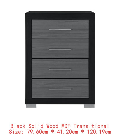 Natural White Full Bedroom Set 5 Pieces - Modern Design for Cozy Spaces, Includes Bed Frame, Nightstands, Dresser and Mirror