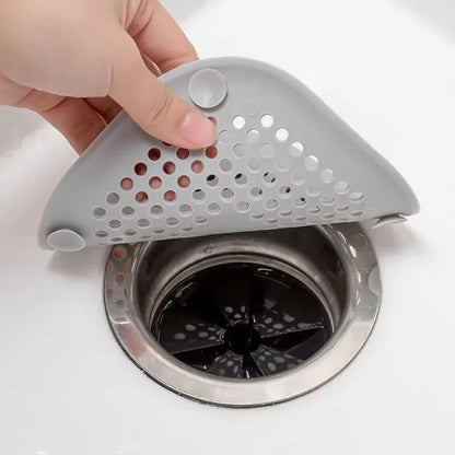 Square Silicone Drain Cover, Bathroom Drain Hair Filter, Drainage Cover.