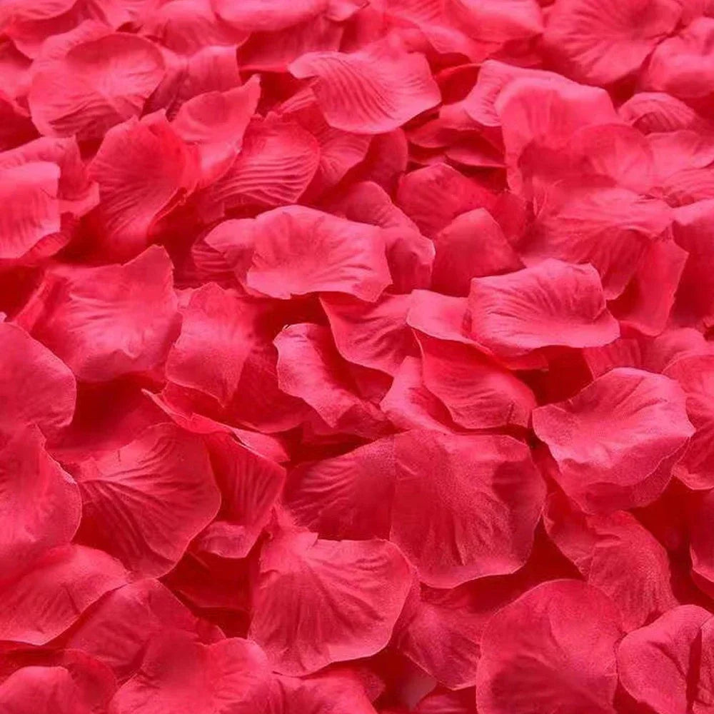 100-10000Pcs Top Colorful Artificial Fake Rose Petals Red White Gold Roses Petal Flowers .  Romantic Wedding Party Valentines  Decor, Etc.
