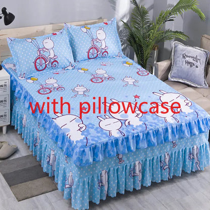 Sheet Set Household with Pillowcase Fashion Modern Water-proof Universal Skin-friendly Single Double Home Textile Bedding Luxury