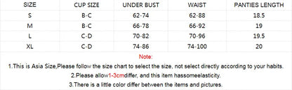 New Sexy Lace Floral Lingerie Set,  Women's Underwear  with Transparent Bra