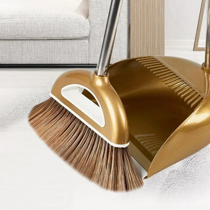 Sweeper/Wiper for Floors.  Home Accessories Sweeping, Dust Brush,  Multifunction Magic Broom and Plastic Dustpan Set.