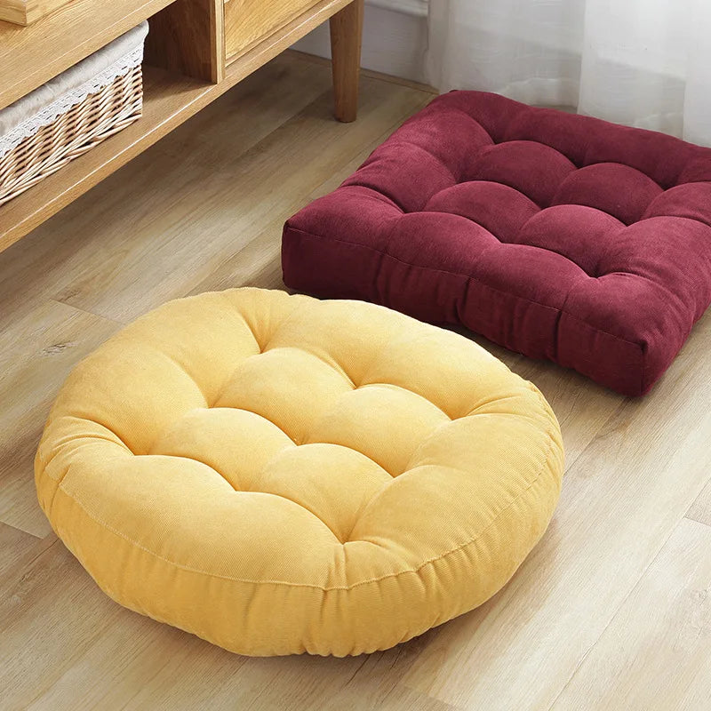 Round,  Large Floor Pillow for Kids and Adults.  Cushions  for Floor Seating, Yoga , Living Room,  Officeor Bedroom
