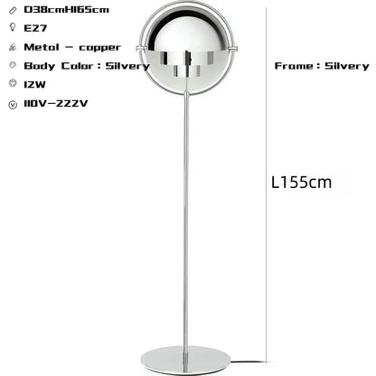 Modern Gubi Floor Lamps For Living Room, Home Decor Designer with Black Gold Metal Standing Lights
