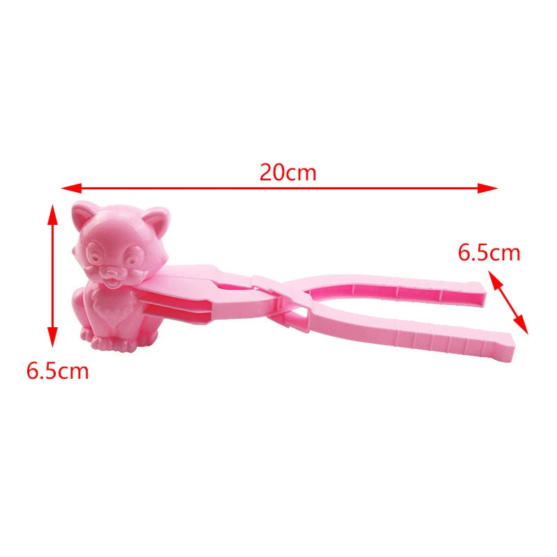 1Pc Duck Rice Mold DIY Snowball Maker Rice Ball Mold With Handle Winter Snow Toys Cute Animal Rice Shaper For Kids And Adults