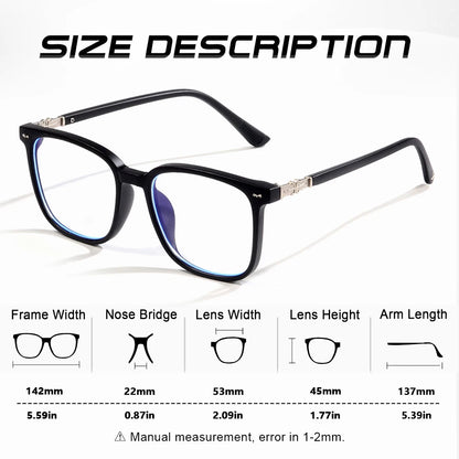 Anti Blue Light Glasses For Women And Men  good for any screen viewing such as phone, computer, TV, overhead lighting.