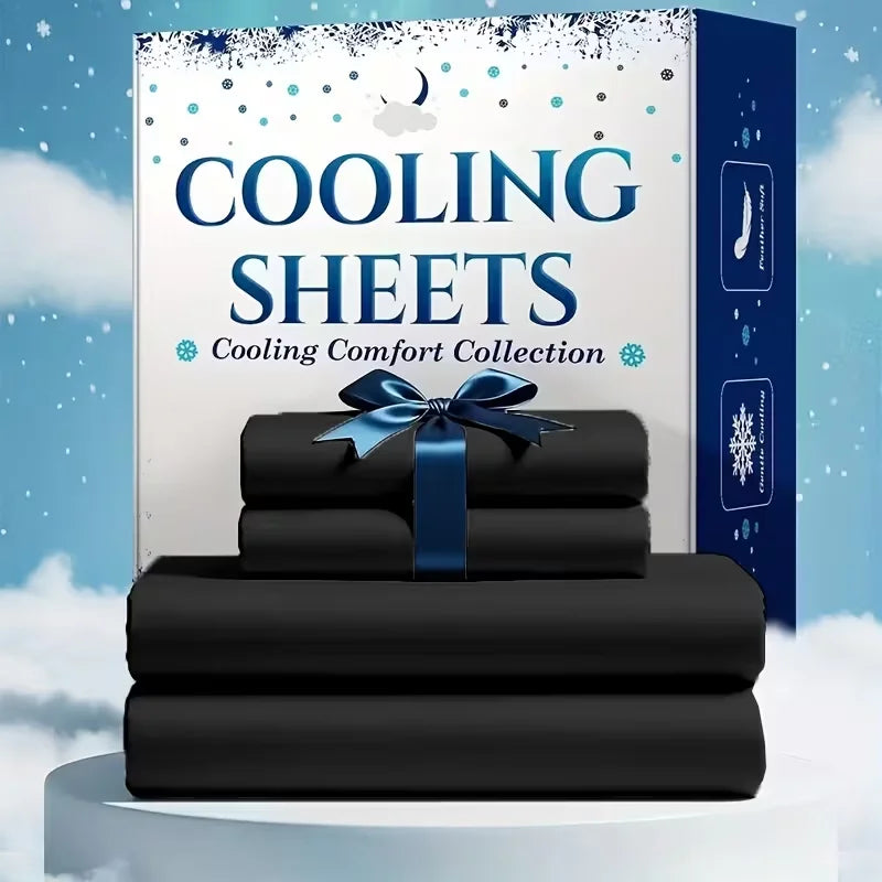 4pcs/6pcs Bamboo Cooling Queen Size Sheet Set - Childrens Bedding, Breathable And Comfortable - Fit for Hot Sleepers
