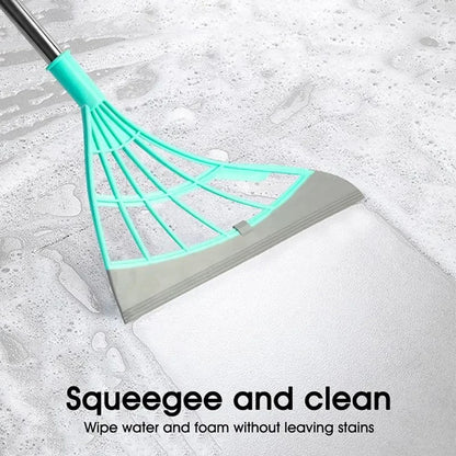 Silicone Scraper Broom. Magic Wiper,  High Place Glass Wiper,  Floor Mop.