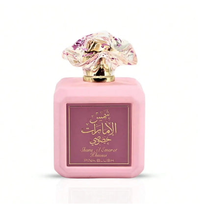 Ard Al Zaafaran Pink Blush Shams Al Emarat Khususi 100ml 3.4oz is a sweet and romantic Arabian perfume designed for women