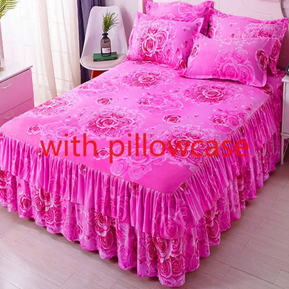 Sheet Set Household with Pillowcase Fashion Modern Water-proof Universal Skin-friendly Single Double Home Textile Bedding Luxury